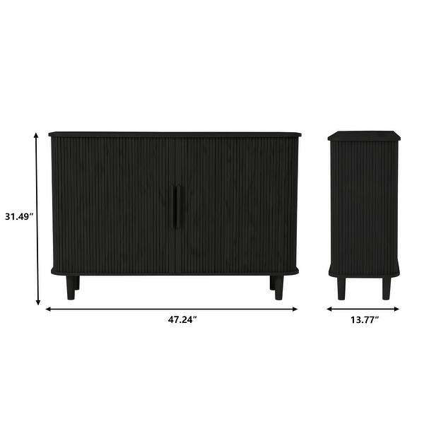 47.24in.W Sliding Door Sideboard/Buffet Cabinet - Bed Bath & Beyond ...