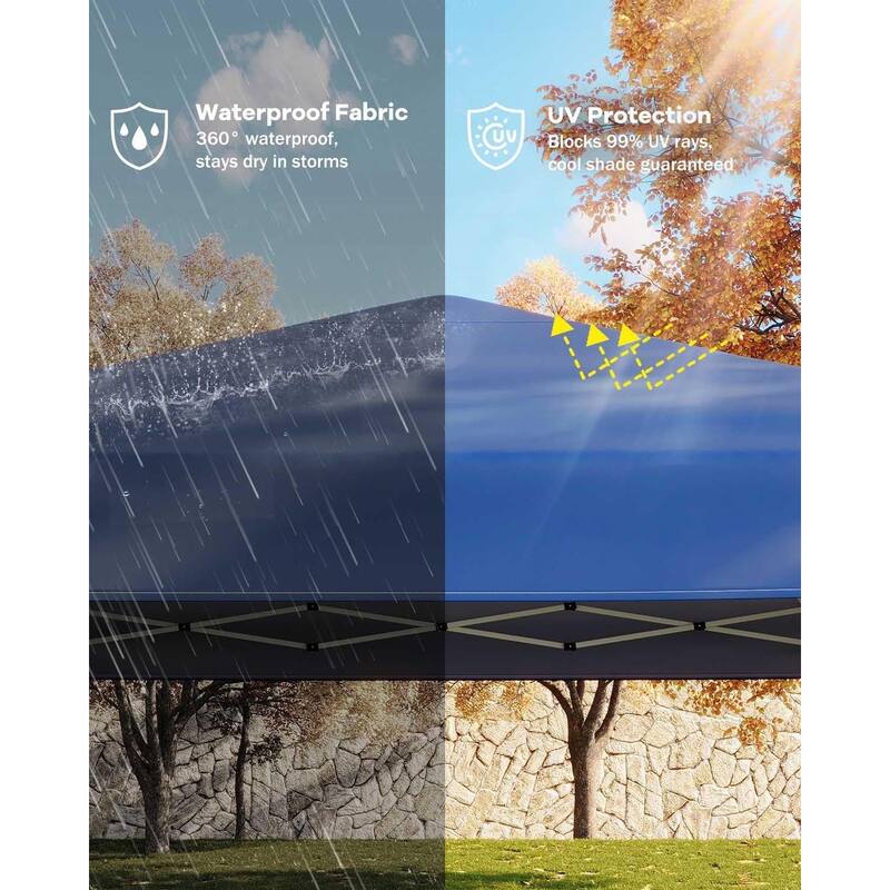 10x10 Heavy Duty Pop Up Canopy,Outdoor Canopy Tent with Portable Bag