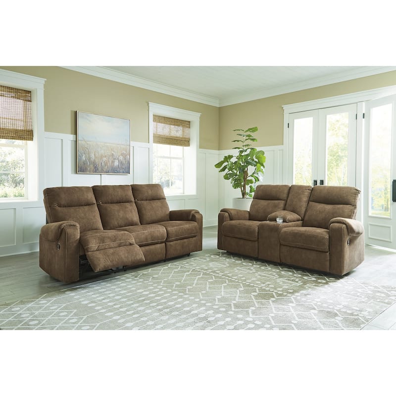 Signature Design by Ashley Edenwold Dark Brown 2-Piece Upholstery Package - 86" W x 40" D x 40" H