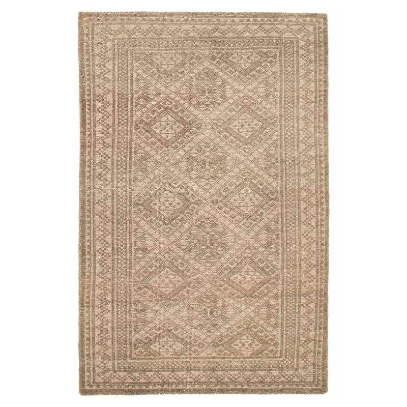 ECARPETGALLERY Hand-knotted Tangier Dark Olive Green Wool Rug - 5'5 x 8'5 - Dark Olive Green - 5'5 x 8'5