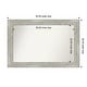 preview thumbnail 64 of 119, Dove Greywash Framed Non-Beveled Custom Wall Mirror, Bathroom Vanity Mirror Outer Size: 42 x 28