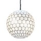 preview thumbnail 40 of 56, Capiz Honeycomb Globe Pendant Light