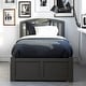 preview thumbnail 8 of 84, Richmond Solid Wood Platform Bed with Footboard & Twin XL Trundle