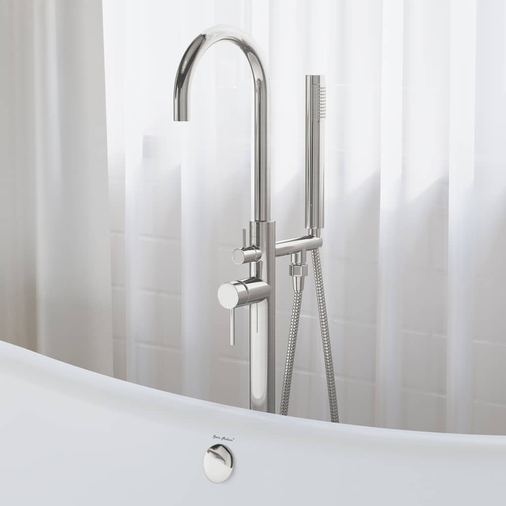 Ivy Freestanding Bathtub Faucet in Brushed Gold