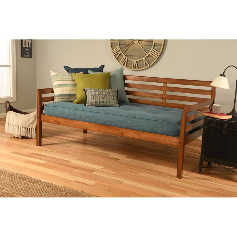Copper Grove Kutaisi Daybed with Linen Aqua Mattress - barbados