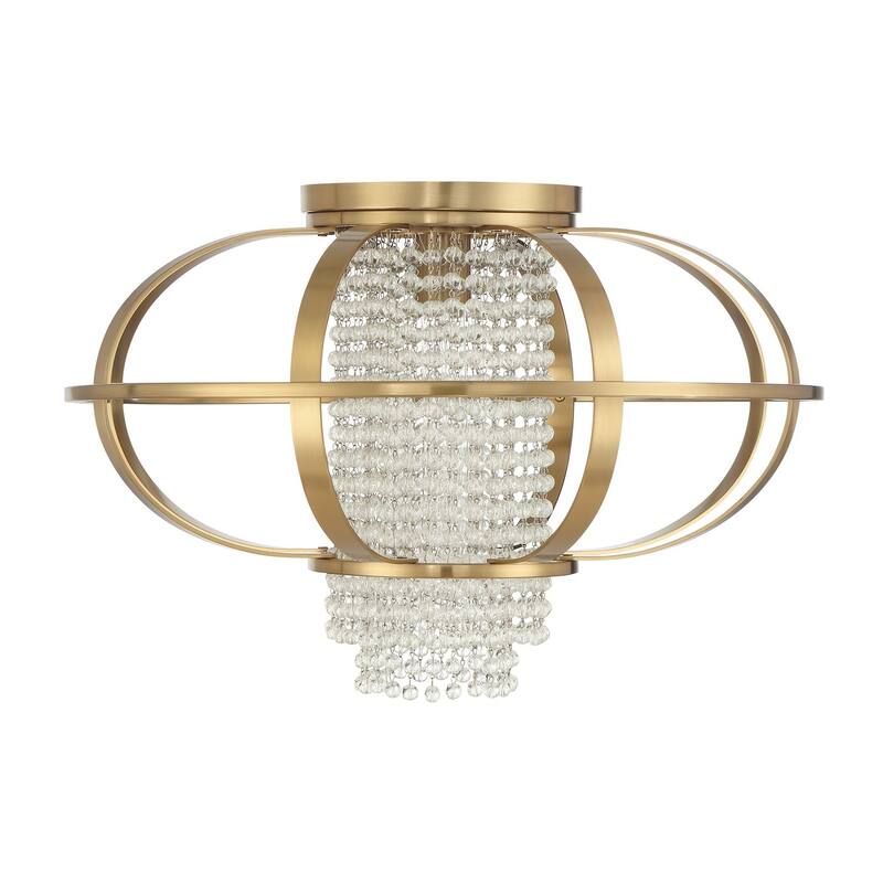 Idlewild 1-Light Ceiling Light - Warm Brass