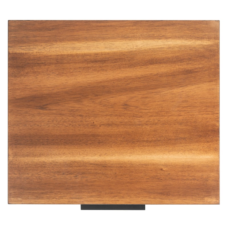 SAFAVIEH Pieta Brown 1-Drawer Nightstand