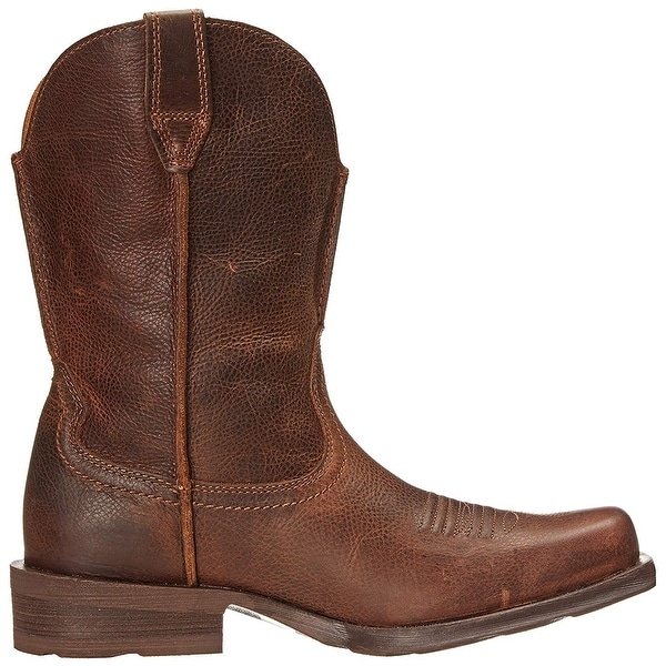 men's rambler wide square toe western cowboy boot