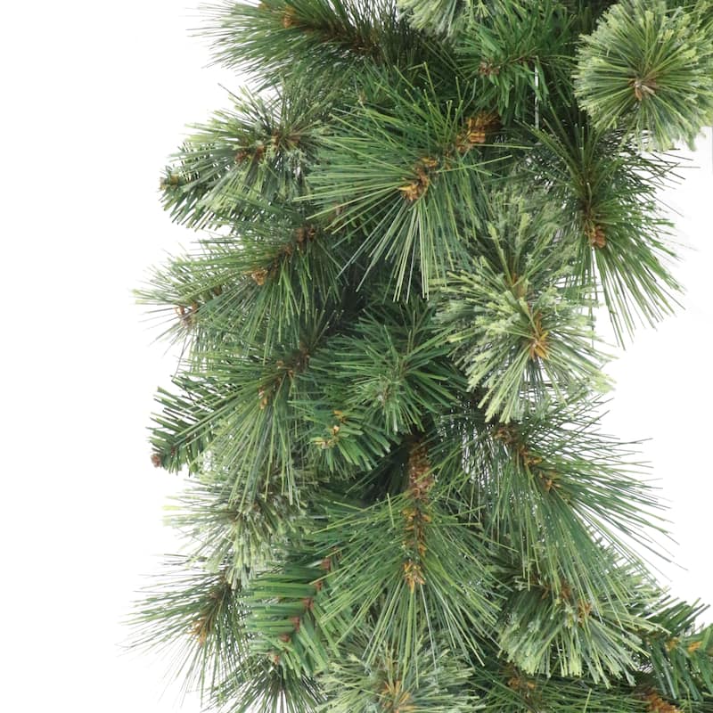 Puleo International 24" Artificial Teton Pine Christmas Wreath