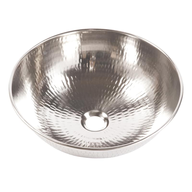 Bohr 14" Vessel Bathroom Sink in Nickel
