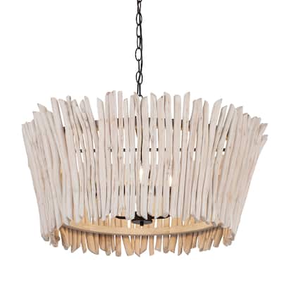 Maxim 22426 Baywood 4 Light 30" Wide Drum Chandelier