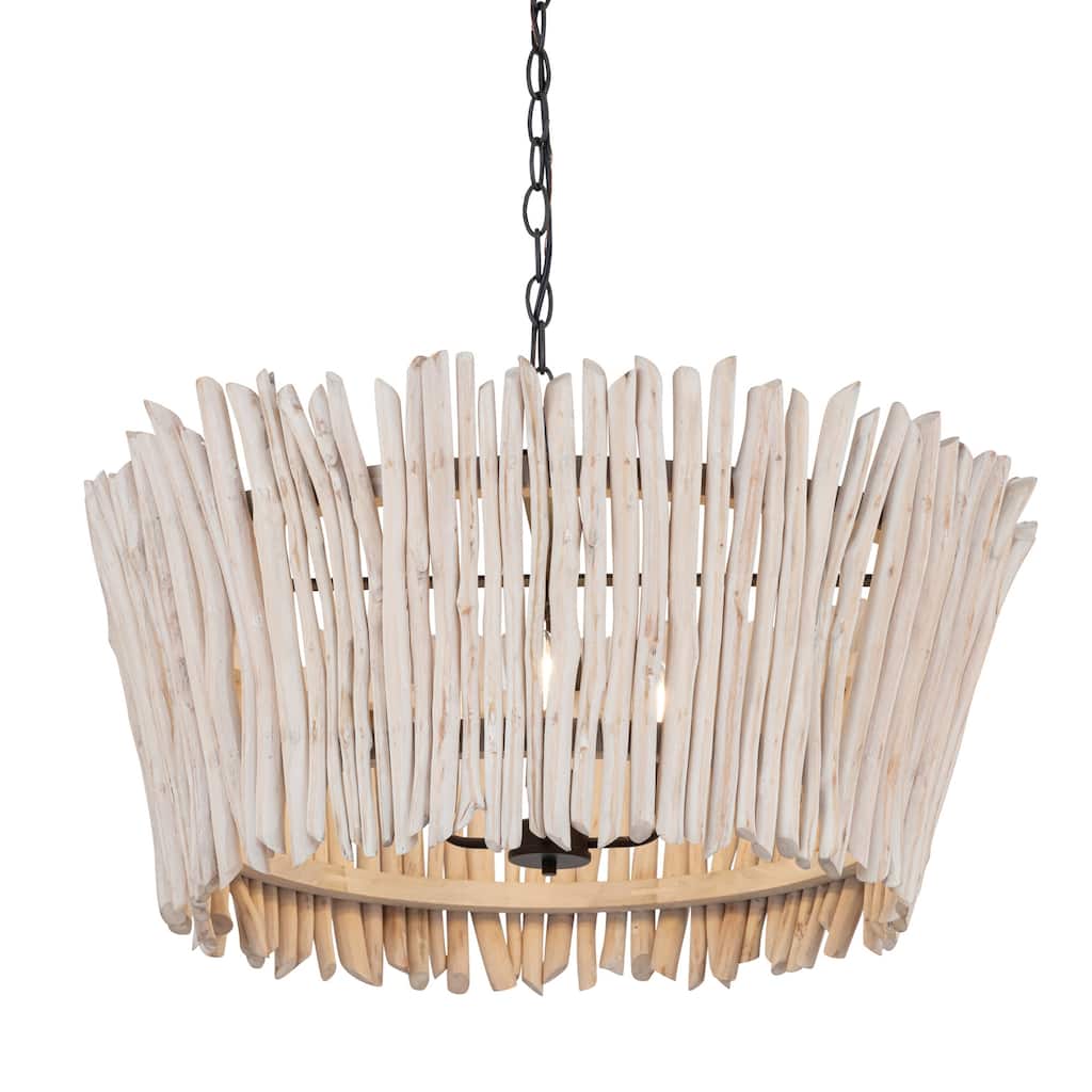 Maxim 22426 Baywood 4 Light 30" Wide Drum Chandelier