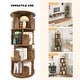 preview thumbnail 102 of 102, 4/5/6 Tiers Round Rotating Bookcase, Revolving Floor Standing Bookshelf Corner Organizer Display