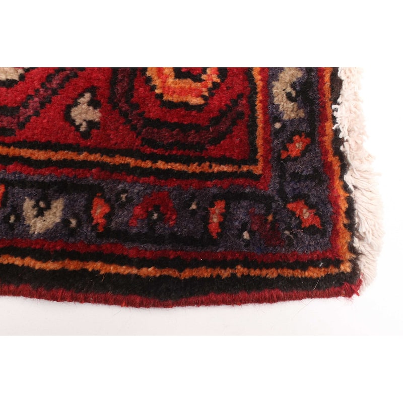 ECARPETGALLERY Hand-knotted Andelz Red Wool Rug - 4'9 x 6'11