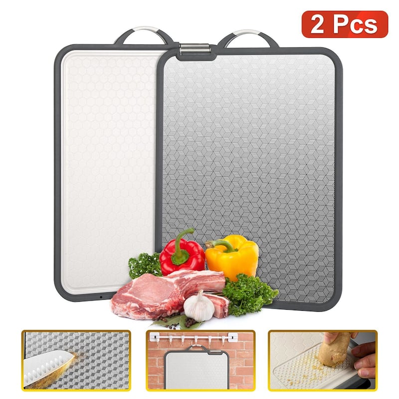 2-IN-1 Double Sided Cutting Board