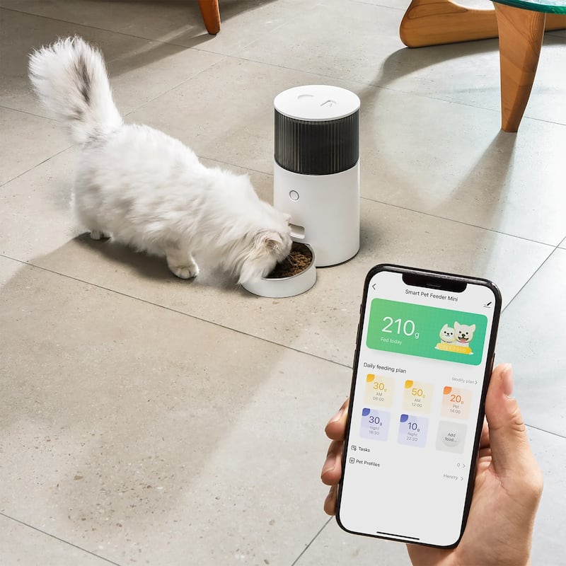 Pet Marvel Automatic Cat Feeder Automatic Cat Food Dispenser with Wifi App Control