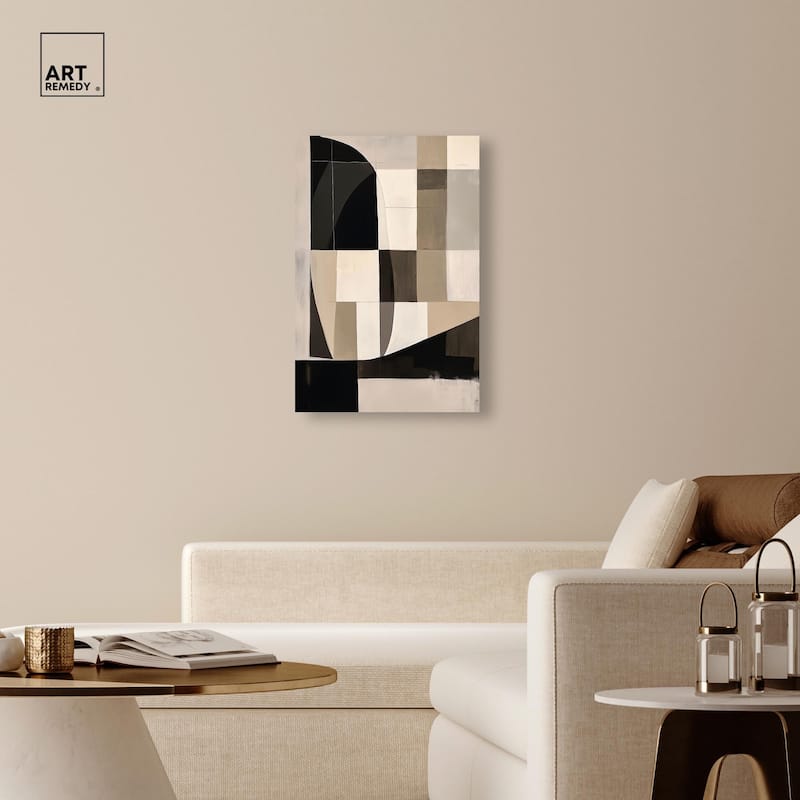 Modern Shapes II Canvas by Art Remedy, Gallery Wrapped