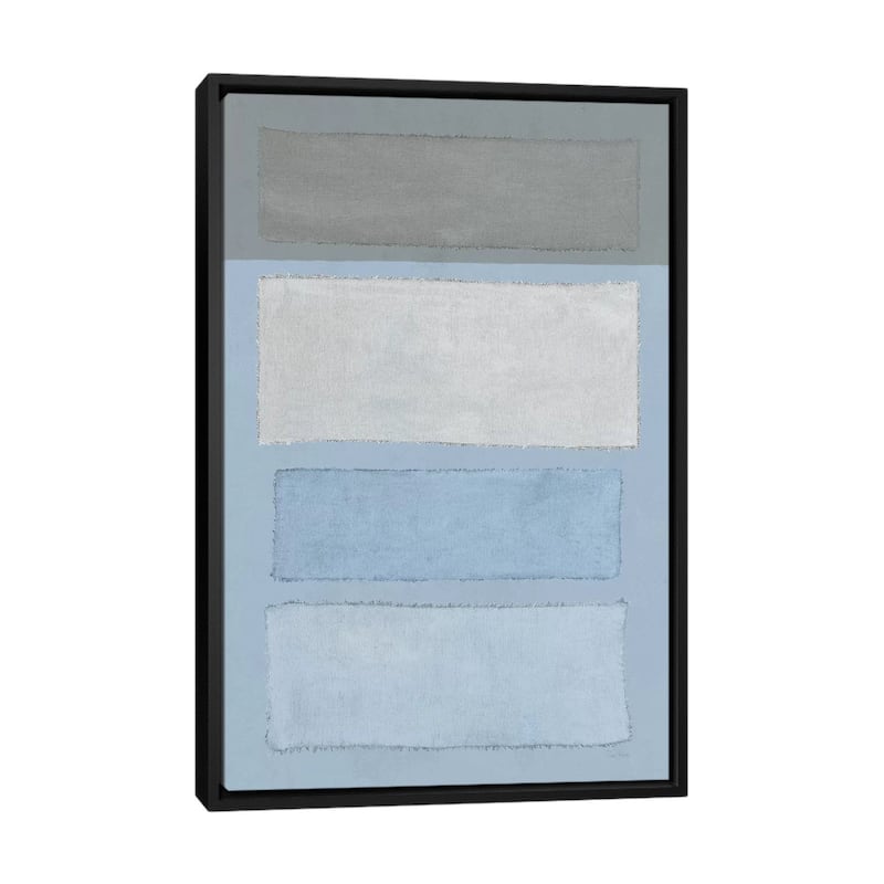iCanvas "Painted Weaving I" by Piper Rhue Framed - Black - 48x32