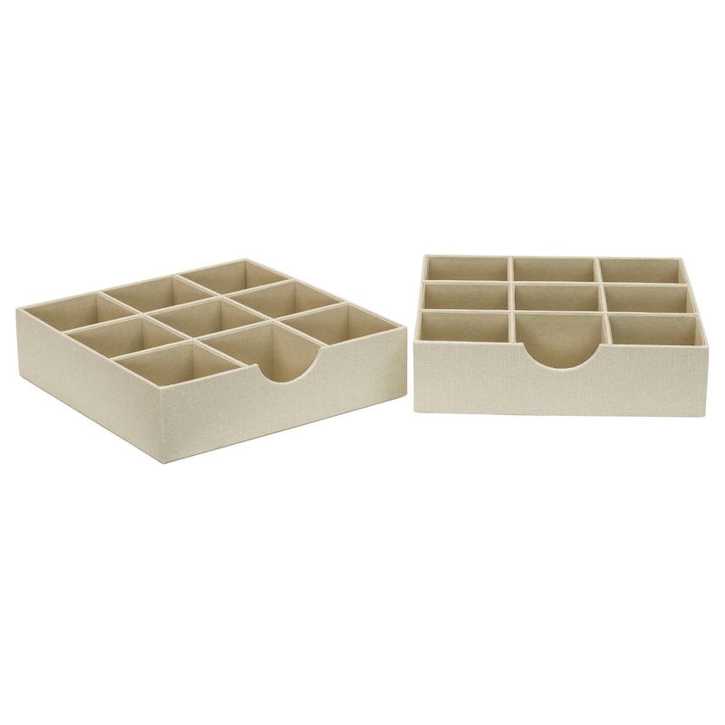 Household Essentials 9-Compartment Drawer Organizers