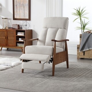 Modern Wood Frame Accent Chair Lounge Chair for Living Room - Bed Bath ...