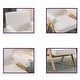 preview thumbnail 15 of 13, Fabric Leisure Chair with Solid Wood Armrest and Feet