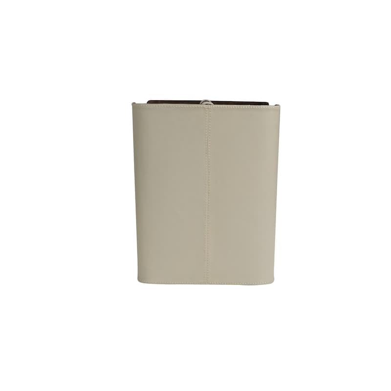 Leather Magazine Holder with Divided Inside - Light Gray or Brown - Roche River Decor