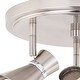 preview thumbnail 3 of 6, Alto 3 Light LED Brushed Nickel Adjustable Ceiling Spot Light - 11-in W x 7.25-in H x 11-in D