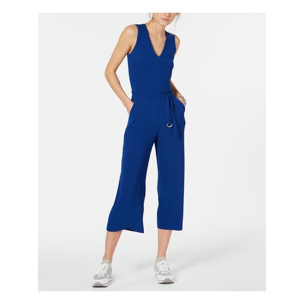 michael kors denim jumpsuit