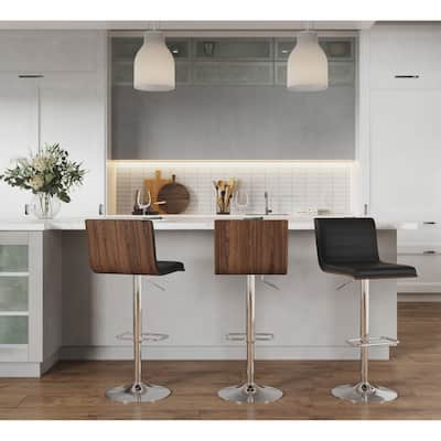 Carson Carrington Ljungby Mid-century Modern Adjustable Barstool - N/A