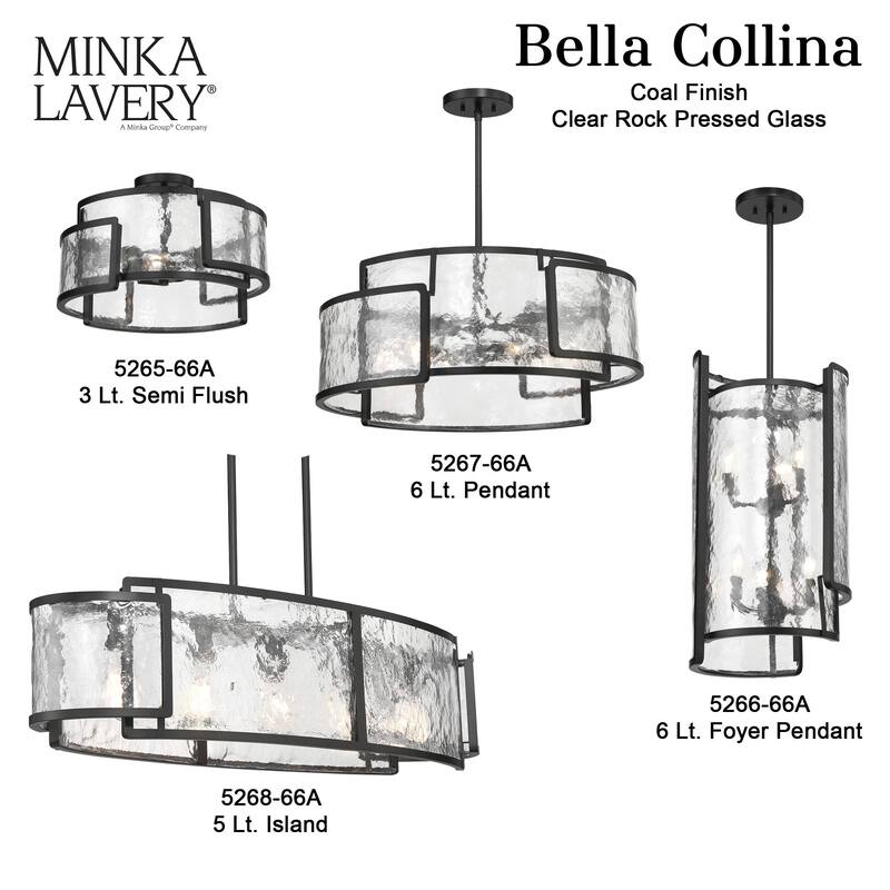 Minka Lavery 5268 Bella Collina 5 Light 48" Wide Linear Chandelier