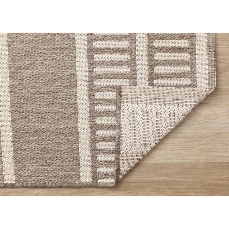Jackson Collection - Striped Indoor/Outdoor Area Rug