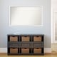 preview thumbnail 130 of 190, Wall Mirror Choose Your Custom Size - Extra Large, Blanco White Wood