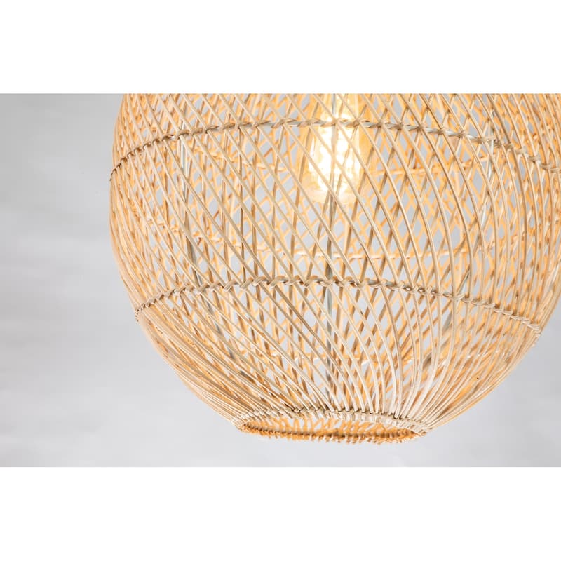 Handmade Rattan Hanging Pendant Light