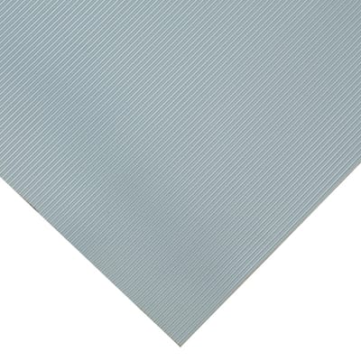 Goodyear "Fine-Ribbed" Rubber Flooring -- 3.5mm x 36" x 5ft - Dark Gray - 36x60