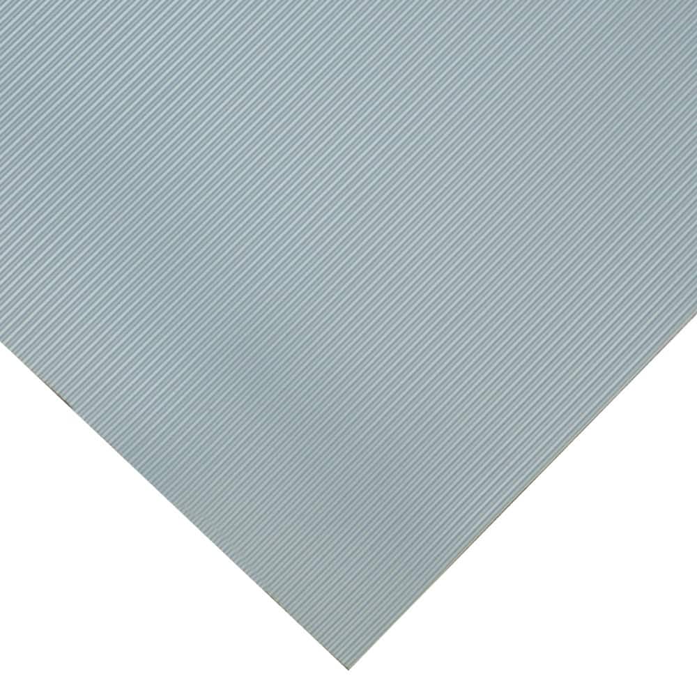 Goodyear "Fine-Ribbed" Rubber Flooring -- 3.5mm x 36" x 5ft - Dark Gray - 36x60