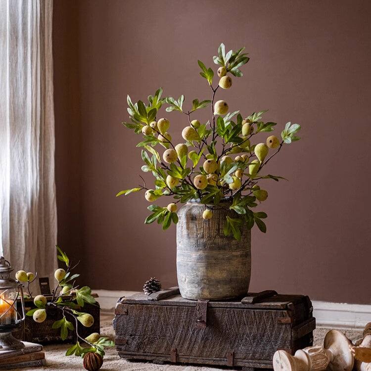 RusticReach Wild Garden Faux Fig Stem 35.4" Tall
