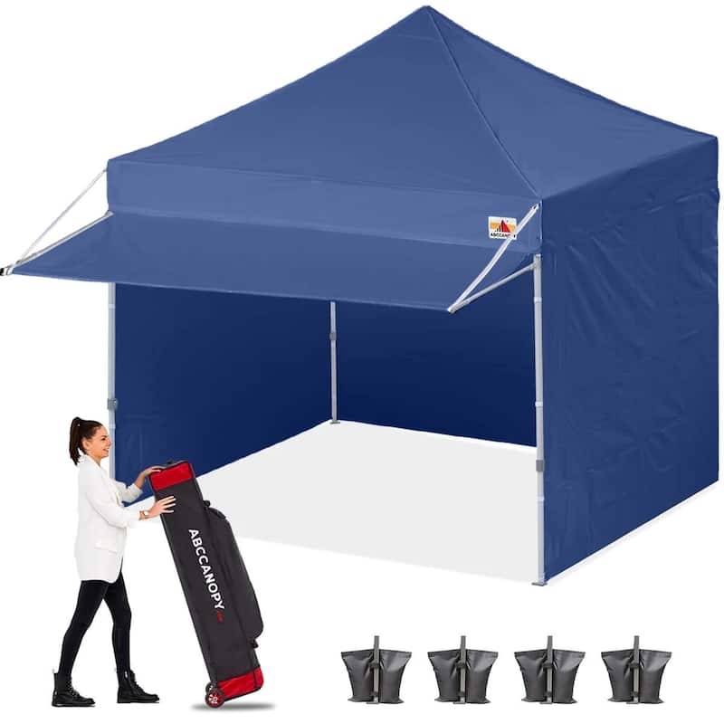 ABCCANOPY Pop up Canopy Tent with Awning and Sidewalls