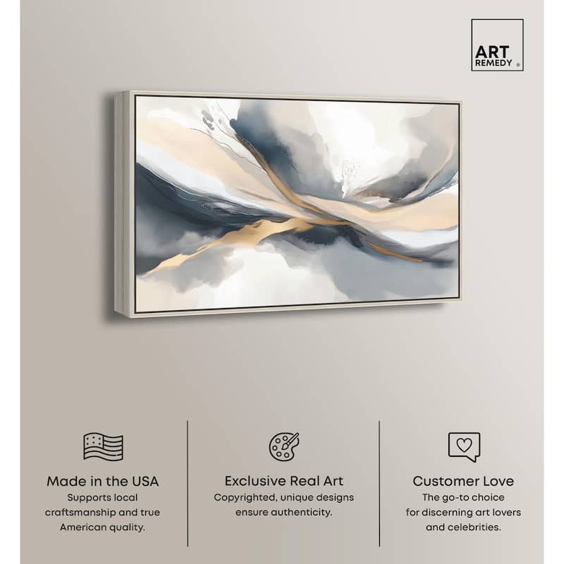 Dynamic Swirls II Canvas by Art Remedy