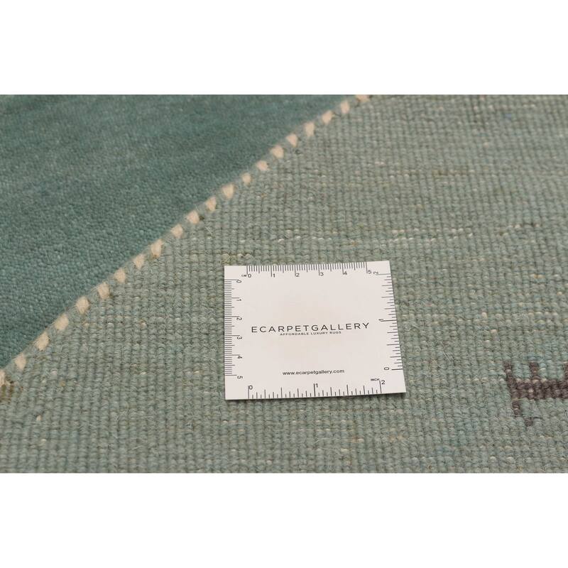 Kashkuli Gabbeh Turquoise Rug 9'9" x 9'9" - 9'9 x 9'9