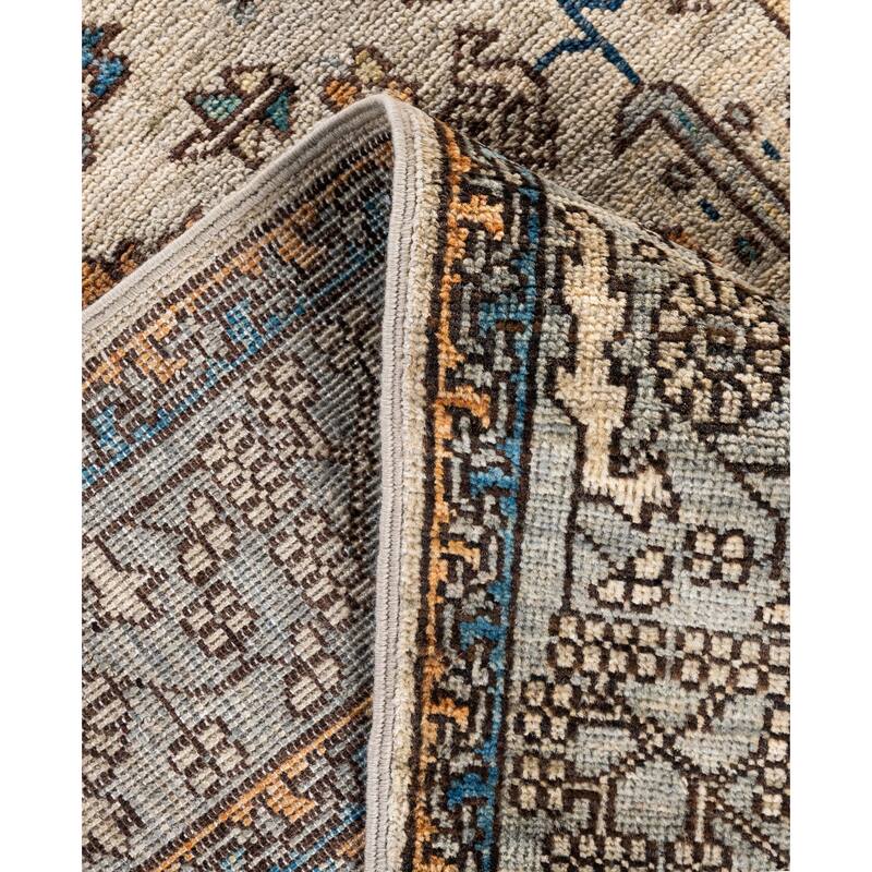Serapi One-of-a-Kind Hand-Knotted Area Rug - Gray - 3' 11" x 5' 9"