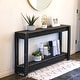 preview thumbnail 9 of 7, Rustic Farmhouse Handmade Reclaimed Wood Sofa Console Table