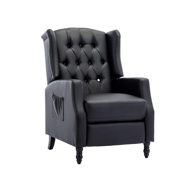 PU Leather Upholstered Recliner Chair