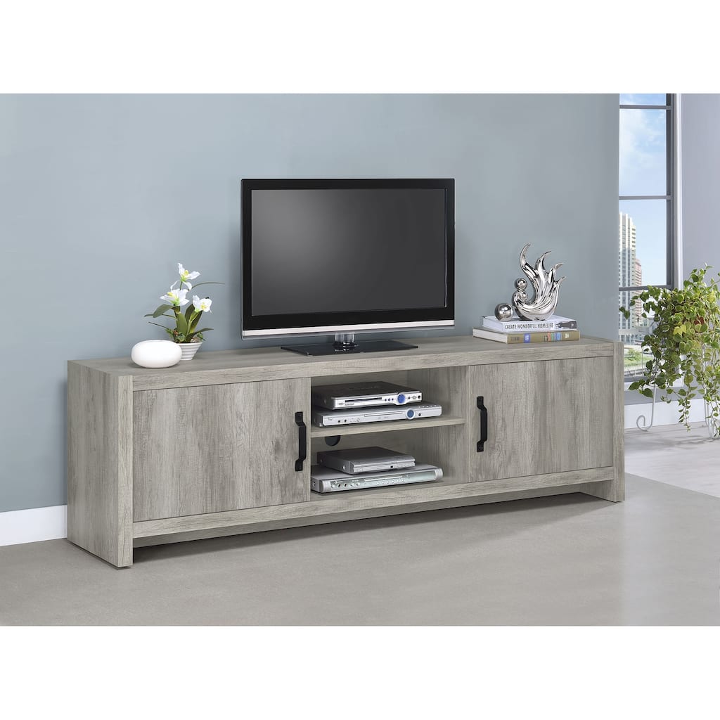 Conifer Grey Driftwood 71-inch TV Stand