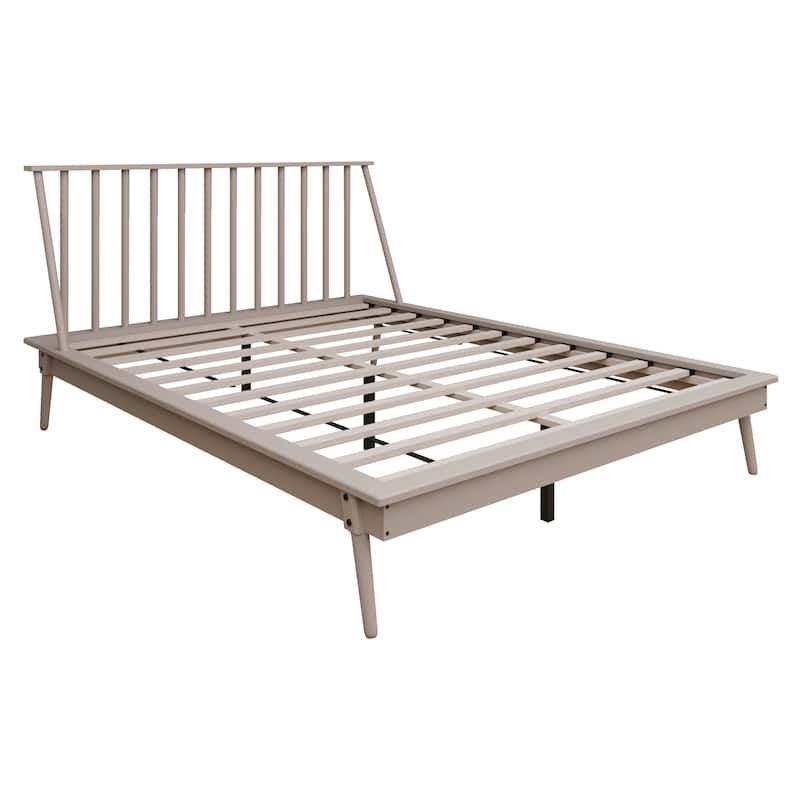 CraftPorch Vintage Wooden Platform Bed