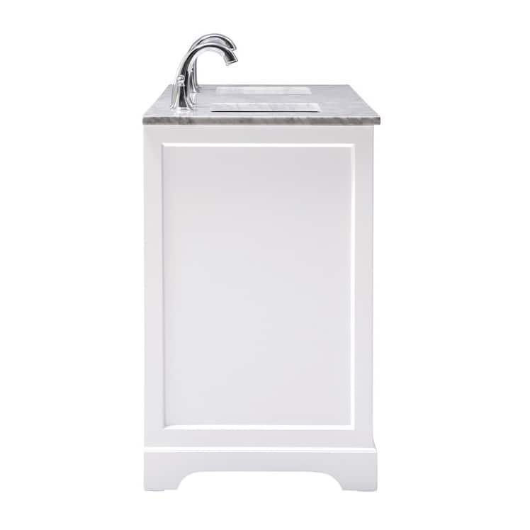 Contemporary 60" Double Bathroom Vanity Set