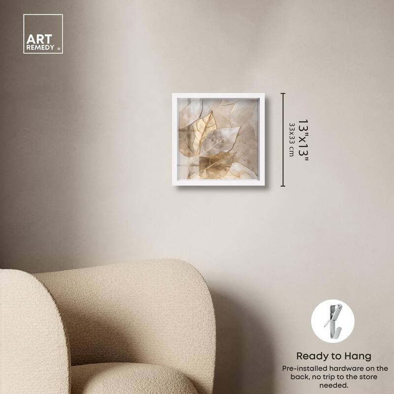 Golden Boughs Shadowbox by Art Remedy