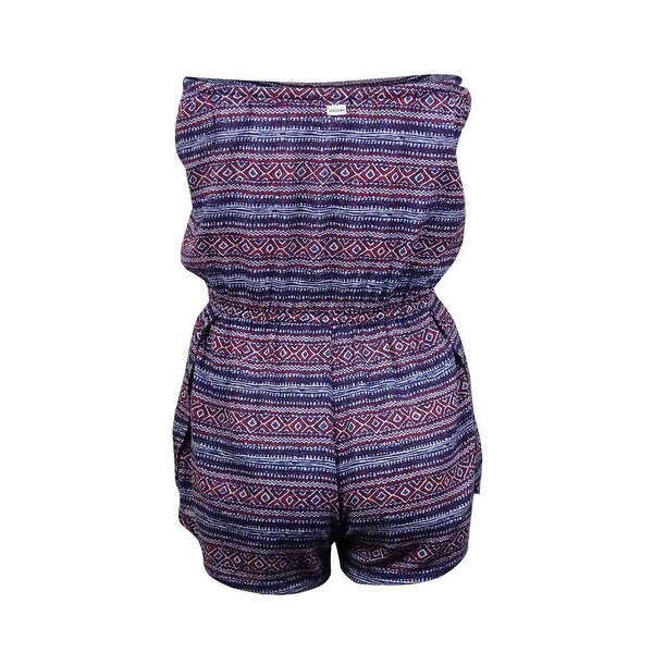 women's strapless romper