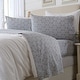 preview thumbnail 72 of 87, Great Bay Home Extra Soft Cotton Flannel Printed Bed Sheet Set
