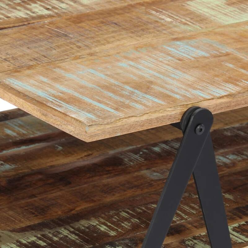vidaXL Coffee Table 45.3"x23.6"x15.7" Solid Reclaimed Wood - 45.3" x 23.6" x 15.7"