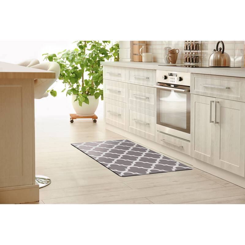 World Rug Gallery Moroccan Trellis Anti Fatigue Mat